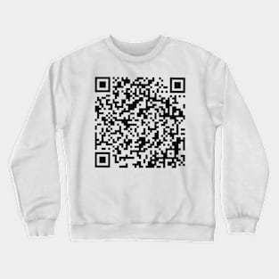 Funny Trump Dance QR Code Crewneck Sweatshirt